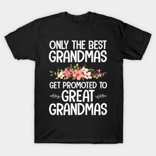 Best Great Grandma Art For Grandma Great Grandmother T-Shirt